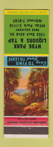 Matchbook Cover - Hyde Park Liquors Chicago IL