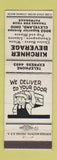 Matchbook Cover - Kirchner Beverage Clevelnad OH