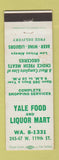 Matchbook Cover - Yale Food and Liquor Mart