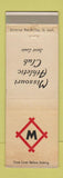 Matchbook Cover - Missori Athletic Club St Louis MO WEAR