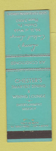Matchbook Cover - Larry's Cocktail Lounge Chester PA
