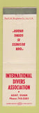 Matchbook Cover - International Divers Association Agat Guam