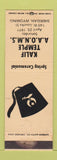 Matchbook Cover - Kalif Shriners Temple Sheridan WY