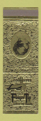 Matchbook Cover - Finger Tip Beauty Salon  girlie Minneapolis MN
