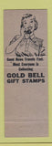 Matchbook Cover - Gold Bell Gift Stamps