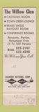 Matchbook Cover - Willow Glen House East Longmeadow MA