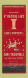 Matchbook Cover - Cafe Trouville New York City girlie