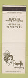 Matchbook Cover - Finger Tip Beauty Salon  girlie Minneapolis MN