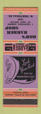 Matchbook Cover - Bob's Barber Shop girlie