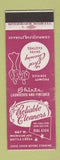 Matchbook Cover - Reliable Cleaners Battle Creek MI