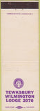 Matchbook Cover - Matchbook Cover Elks Club Tewksbury Wilmington MA