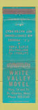 Matchbook Cover - White Valley Motel St Charles MN WEAR