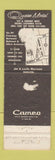 Matchbook Cover - Queen Motel Fresno CA POOR BACK