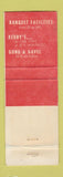Matchbook Cover - Kerry's Restaurants Santa Barbara CA