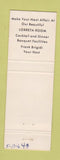 Matchbook Cover - Claudia House Philadelphia PA