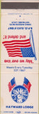 Matchbook Cover - Matchbook Cover Elks Club Hayward CA wear
