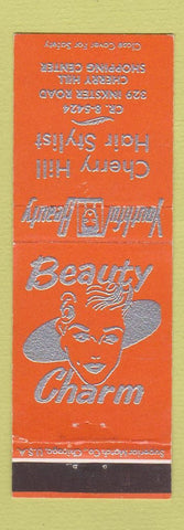 Matchbook Cover - Cherry Hill Hair Salon NJ? Girlie ORANGE