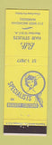 Matchbook Cover - Bill's Hair Salon Marshall MI? Girlie YELLOW