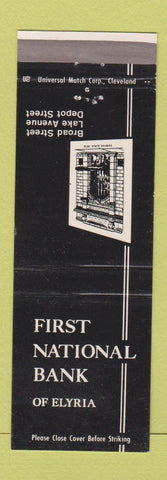 Matchbook Cover - First National Bank Elyria OH
