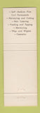 Matchbook Cover - Columbia Plaza Beauty Salon