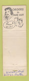 Matchbook Cover - Town and Country Inn MI WEAR