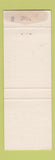 Matchbook Cover - Dorothy's Restaurant North Adams MA WEAR