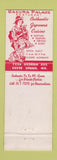 Matchbook Cover - Sakura Palace Japanese Restaurant girlie Silver Spring MD