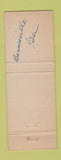 Matchbook Cover - JR Smith Rep Election Lamar County GA 1956