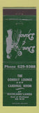 Matchbook Cover - The Gombay Lounge Cardinal Room Richland Lanes bowling WA?