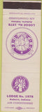 Matchbook Cover - Matchbook Cover Elks Club Auburn IN