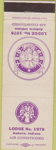 Matchbook Cover - Matchbook Cover Elks Club Auburn IN