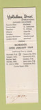 Matchbook Cover - Holiday Inn Canada Ontario ON
