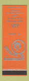 Matchbook Cover - Bill's Hair Salon Marshall MI? Girlie ORANGE