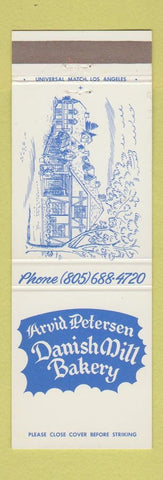 Matchbook Cover - Danish Mill Bakery Solvang CA