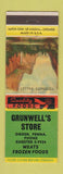Matchbook Cover - Grunwell's Store Ogden PA