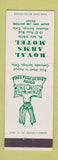Matchbook Cover - Royal Arms Motel Manitou Springs Colorado Rodeo