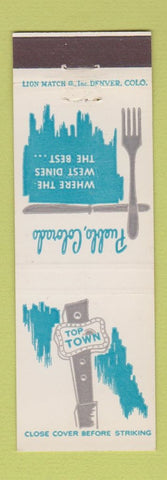 Matchbook Cover - Top Town Restaurant Pueblo Colorado