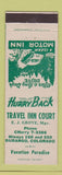 Matchbook Cover - Travel Inn Court Motel Durango Colorado