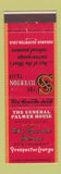 Matchbook Cover - Silverton Trail General Palmer House Durango Colorado