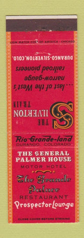 Matchbook Cover - Silverton Trail General Palmer House Durango Colorado