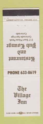 Matchbook Cover - Village Inn Restaurant Colorado Springs