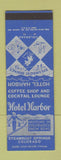 Matchbook Cover - Hotel Harbor Steamboat Springs Colorado girlie