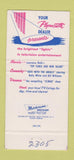 Matchbook Cover - Paul Goldman Plymouth Valley Falls RI 30 Strike