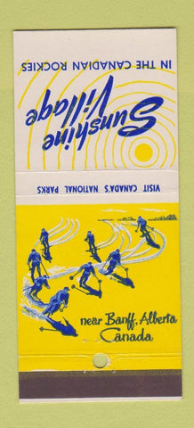 Matchbook Cover - Sunshine Village Banff AB 22 Strike Feature