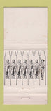Matchbook Cover - Mark Twain Hotel Hannibal MO WORN 21 Strike Feature