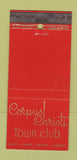Matchbook Cover - Corpus Christi Town Club TX WEAR 21 Strike Feature