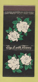 Matchbook Cover - Evans Flowers Stroudsburg PA 21 Strike Feature