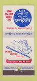Matchbook Cover - Nellie Martin Hair Pins Newburgh NY 21 Strike Feature