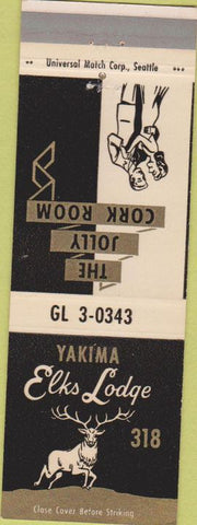 Matchbook Cover - Matchbook Cover Elks Club Yakima WA