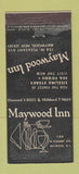 Matchbook Cover - Maywood Inn Maywood NJ POOR NO FILM 21 Strike Feature